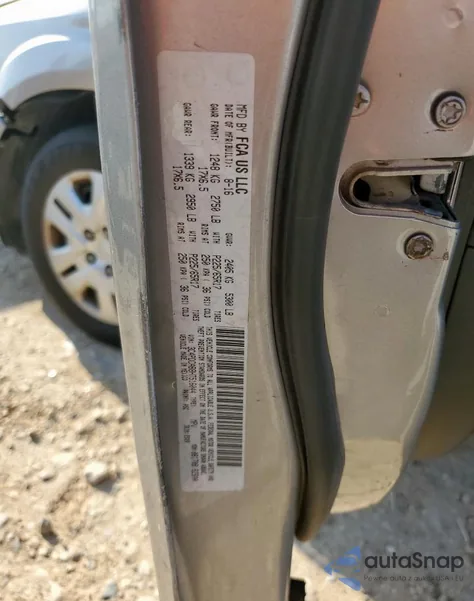 2017 Dodge Journey Se z USA, uszkodzony, nr VIN 3C4PDCAB8HT516044